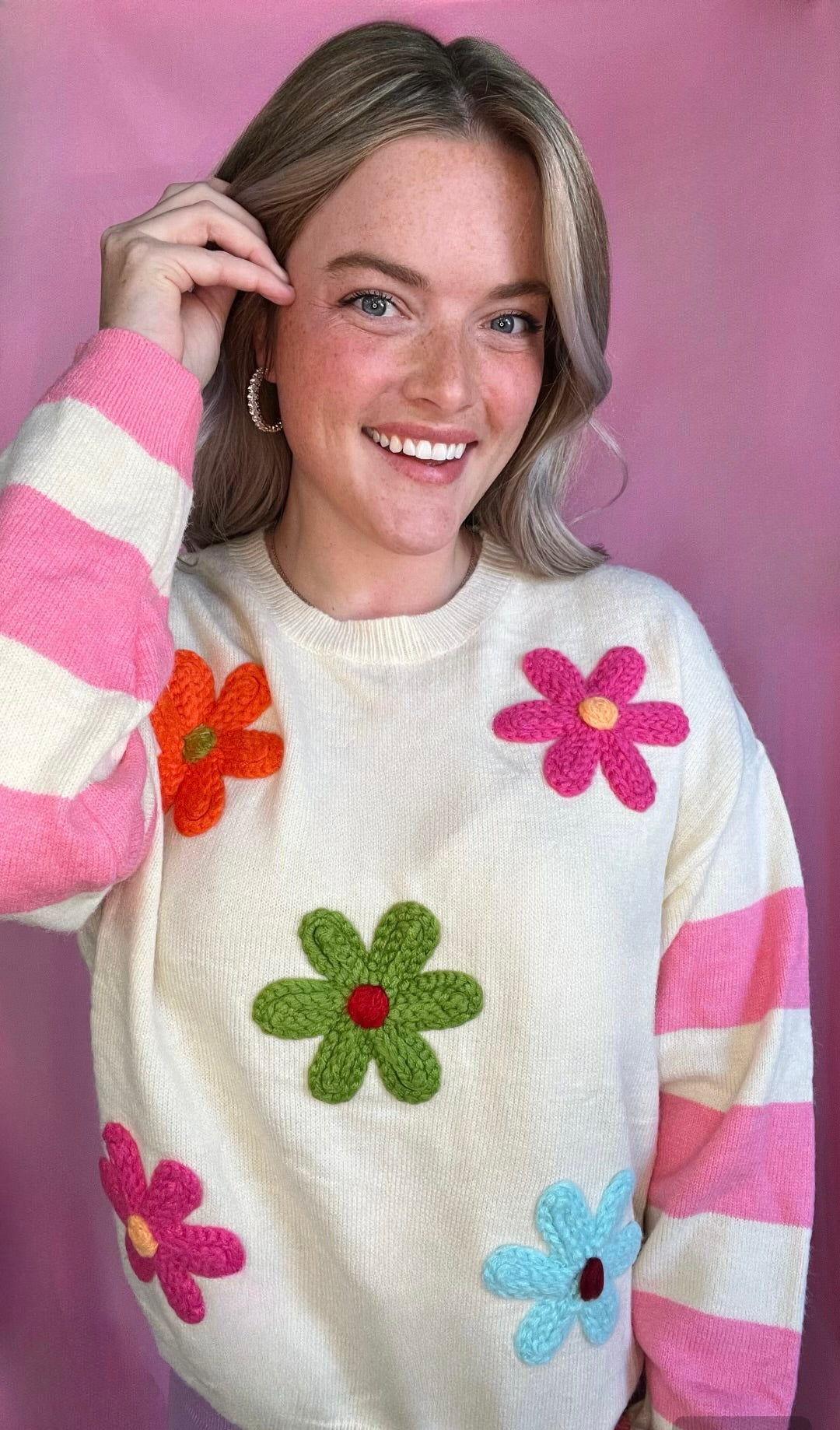 Field of flower sweater