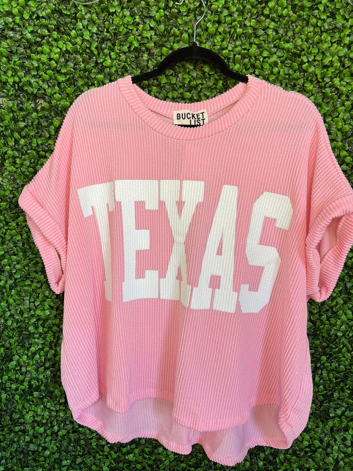 Pink Texas Tee