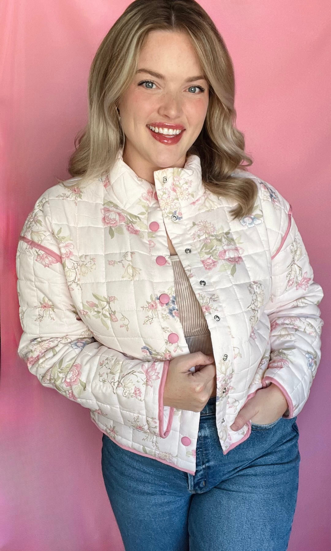 Floral Quilted Jacket