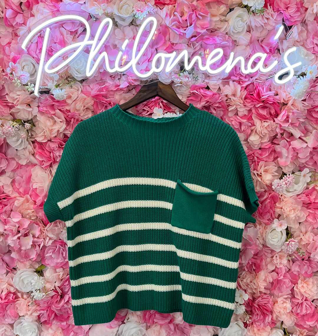 Emerald Green Sweater Top