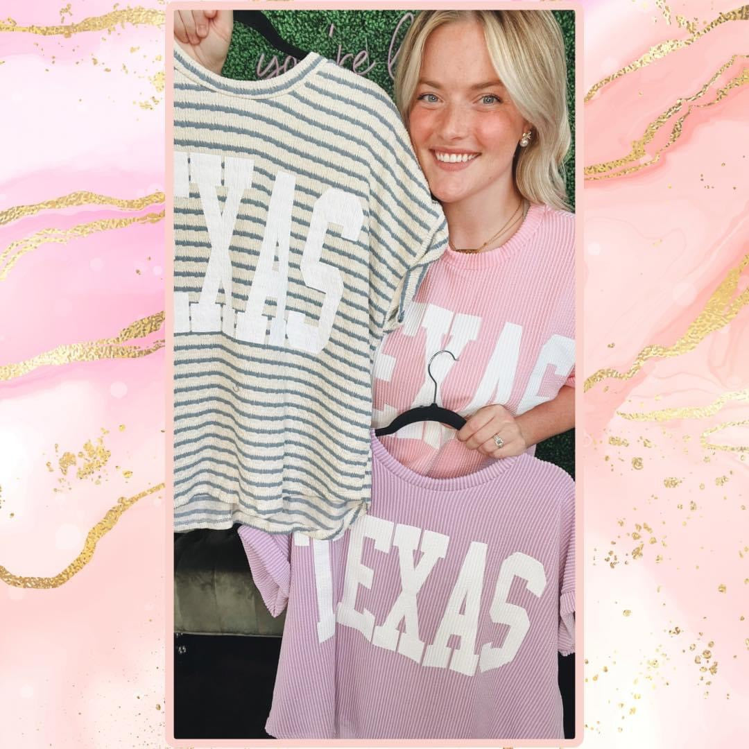 Pink Texas Tee